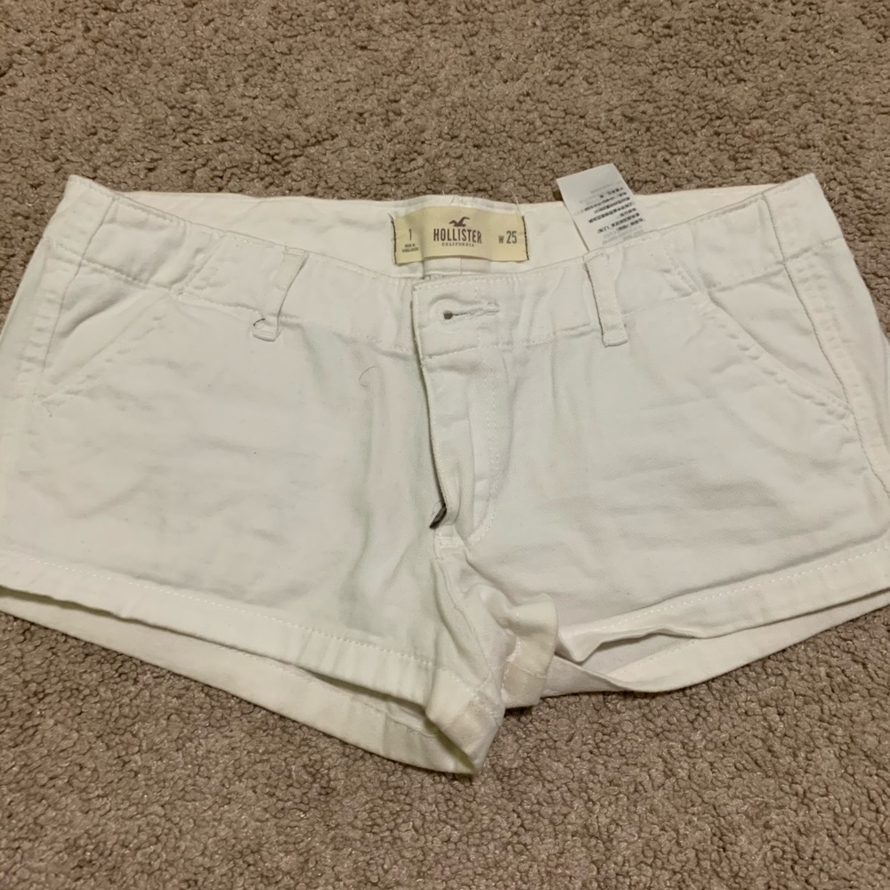 White Hollister Shorts